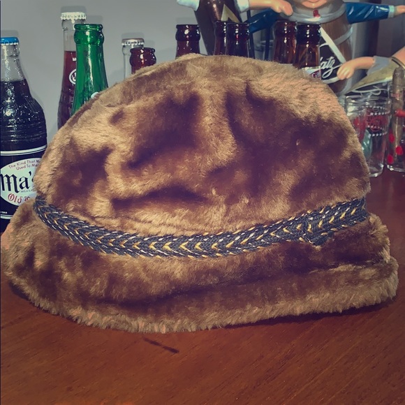 Vintage Other - Vintage 1960’s faux fur men’s hat. Small